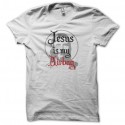 Shirt Jesus is my airbag blanc pour homme et femme
