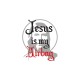 Shirt Jesus is my airbag blanc pour homme et femme