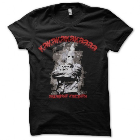 Shirt kkk anti racistes noir pour homme et femme