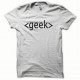 Shirt GEEK noir/blanc pour homme et femme