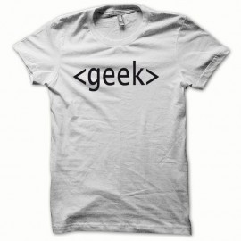 Shirt GEEK noir/blanc pour homme et femme