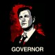 Shirt the governor walking dead noir pour homme et femme