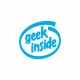 Shirt GEEK Inside bleu/blanc pour homme et femme