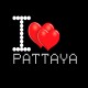 Shirt i love pattaya j'aime pattaya noir pour homme et femme