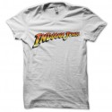 Shirt indiana jones logo blanc pour homme et femme