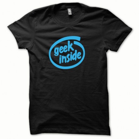 Shirt GEEK Inside bleu/noir pour homme et femme