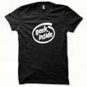 Shirt GEEK Inside blanc/noir pour homme et femme