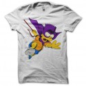 Shirt bartman simpson blanc pour homme et femme