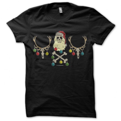 Shirt Dead Père Noël noir pour homme et femme
