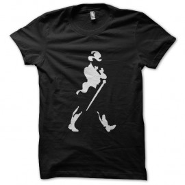 Shirt Johnny Walker noir pour homme et femme