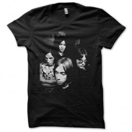 Shirt The Stooges photo en trame noir pour homme et femme