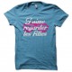 Shirt J'aime regarder les filles turquoise pour homme et femme
