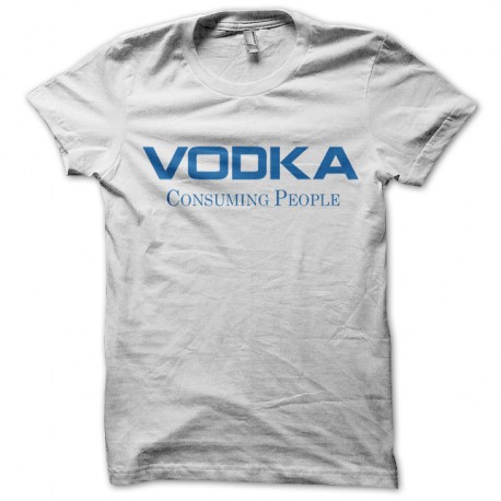 Shirt vodka parodie Nokia consuming people blanc pour homme et femme