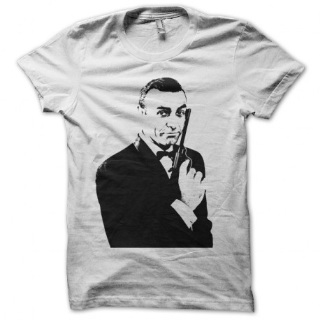 Shirt James Bond 007 Sean Connery Blanc pour homme et femme