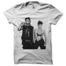 Shirt Rihanna asap rocky blanc pour homme et femme