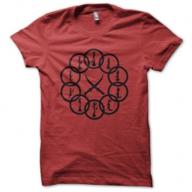 Shirt le mandarin iron man 3 rouge pour homme et femme