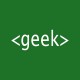 Shirt GEEK blanc/vert bouteille pour homme et femme