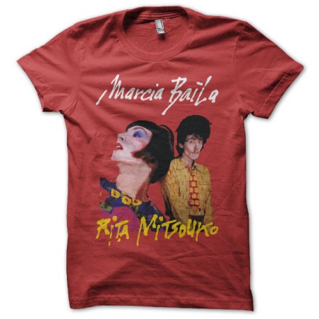 Shirt Marcia Baila Rita Mitsouko rouge pour homme et femme
