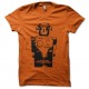 Shirt Amanda Woodward Ultramort orange pour homme et femme