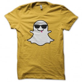 Shirt Snapchat jaune pour homme et femme