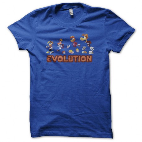 Shirt Rayman evolution bleu pour homme et femme