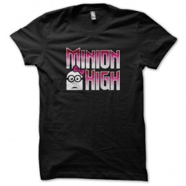 Shirt Minion High parodie moi moche et mechants noir pour homme et femme