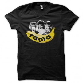 Shirt Bananarama banana rama noir pour homme et femme