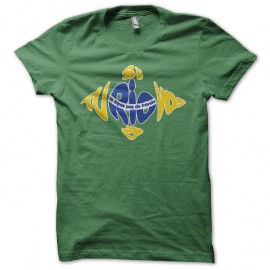 Shirt Si tu vas à Rio vert pour homme et femme