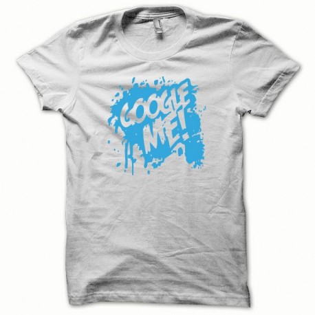 Shirt Google Me bleu/blanc pour homme et femme