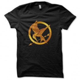 Shirt the hunger games symbole noir pour homme et femme