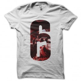 Shirt rainbow 6 patriots blanc pour homme et femme