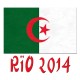 Shirt foot Algérie Rio 2014 blanc pour homme et femme