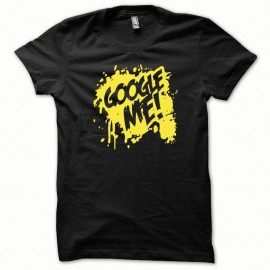 Shirt Google Me jaune/noir pour homme et femme