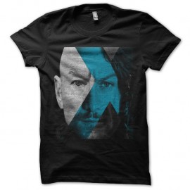 Shirt X-Men Days of Future Past x men bleu sur noir pour homme et femme