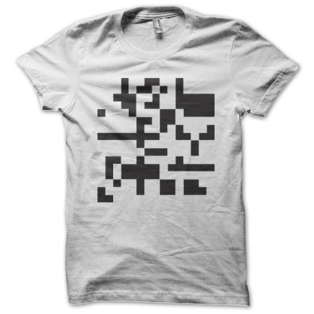 Shirt electro techno minimale Autechre blanc pour homme et femme