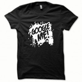Shirt Google Me blanc/noir pour homme et femme
