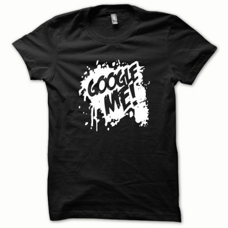 Shirt Google Me blanc/noir pour homme et femme