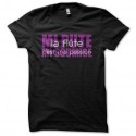Shirt mi pute mi soumise la flûte c'est ma passion noir pour homme et femme