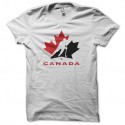 Shirt Hockey Canada blanc pour homme et femme