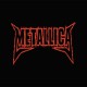 Shirt Metallica rouge/noir pour homme et femme