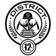 Shirt Hunger Games district 12 blason blanc pour homme et femme