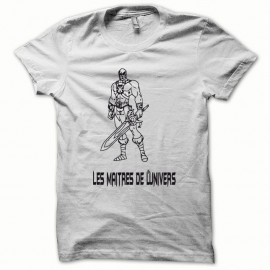 Shirt Les maitres de l'univers noir/blanc pour homme et femme
