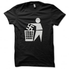 Shirt anti nazisme noir pour homme et femme