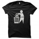 Shirt anti nazisme noir pour homme et femme