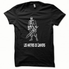 Shirt Les maitres de l'univers blanc/noir pour homme et femme