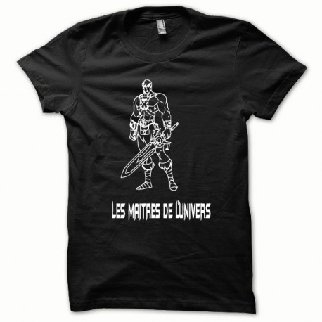 Shirt Les maitres de l'univers blanc/noir pour homme et femme