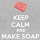 Shirt Fight Club Keep Calm and make soap gris pour homme et femme