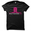 Shirt Satan is gay noir pour homme et femme