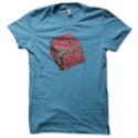 Shirt cube Einstein turquoise pour homme et femme