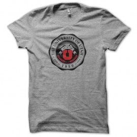 Shirt Université de l'Utah sceau gris pour homme et femme
